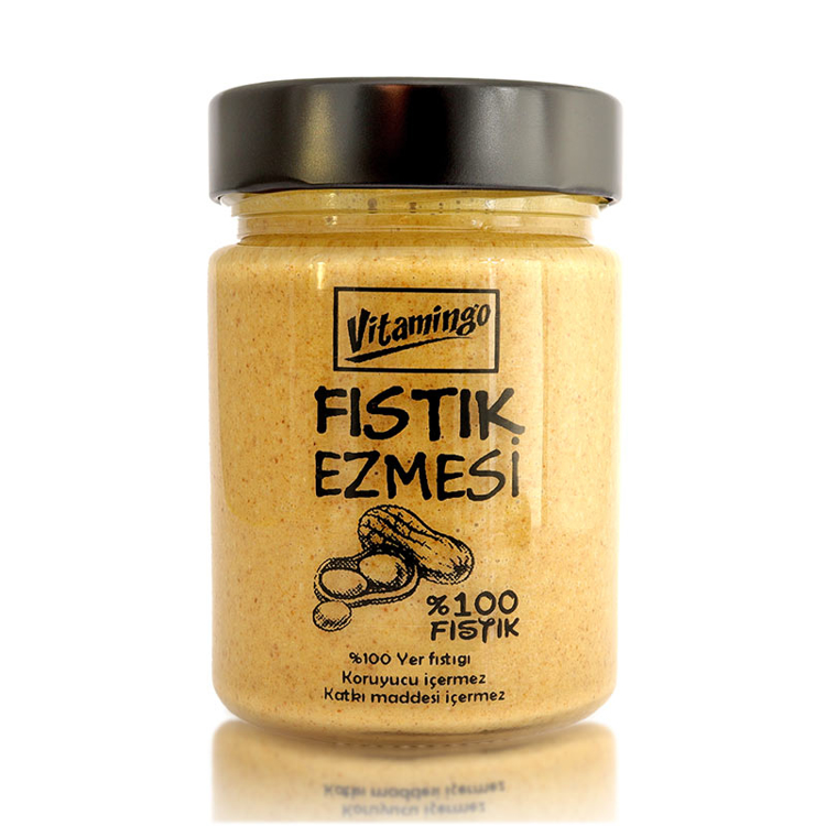 Vitamingo Şekersiz Fıstık Ezmesi 315 gram	